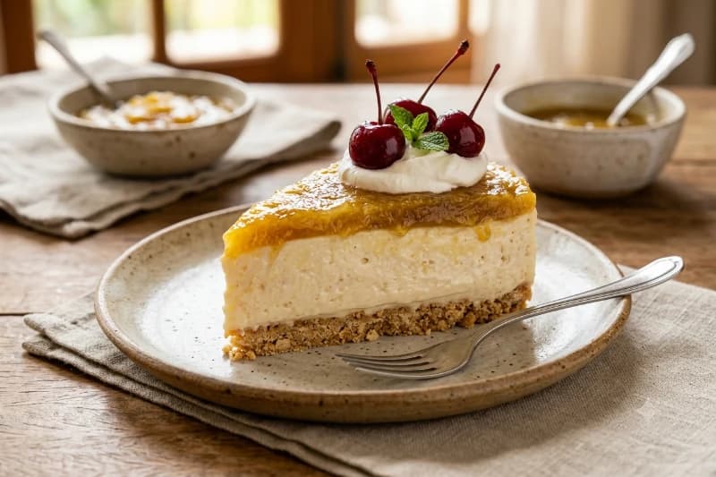 Torta de Cupuaçu Cremosa