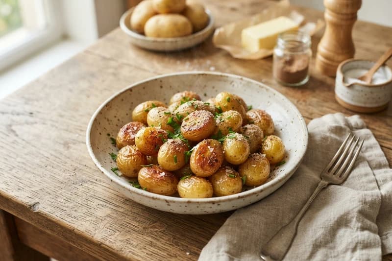Batatas Salteadas na Manteiga