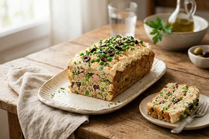 Bolo Salgado de Atum Cremoso