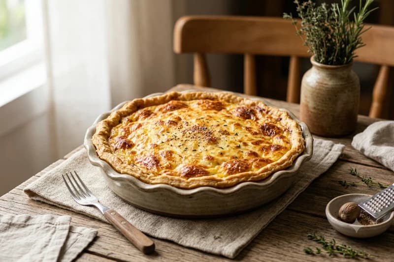 Torta Cremosa de Batata e Requeijão