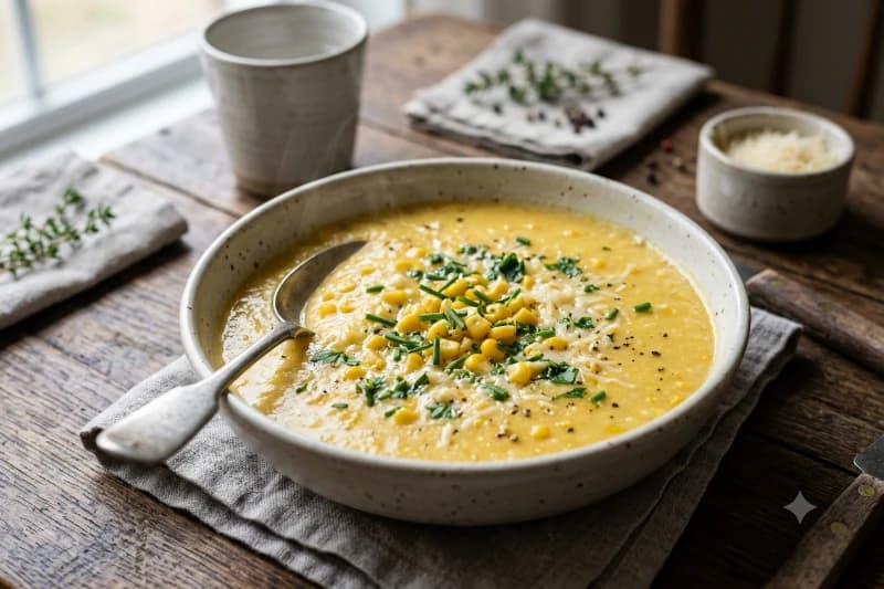 Sopa Cremosa de Milho (Buré)