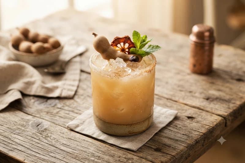 Drink de Tamarindo com Cachaça