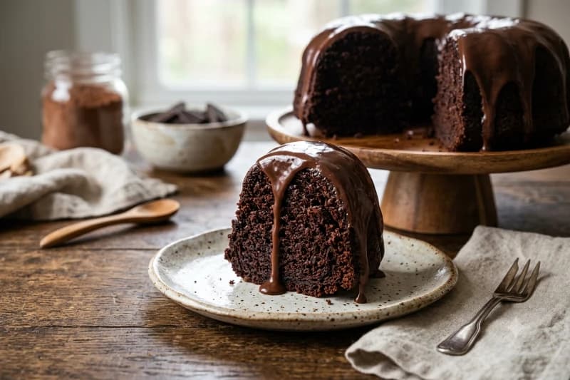 Bolo de Chocolate de Liquidificador Fofinho