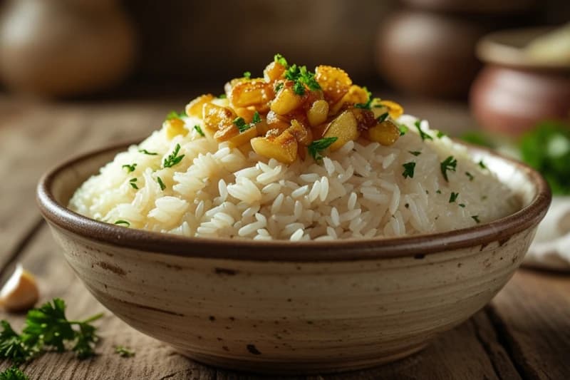 Foto da receita Arroz com Alho