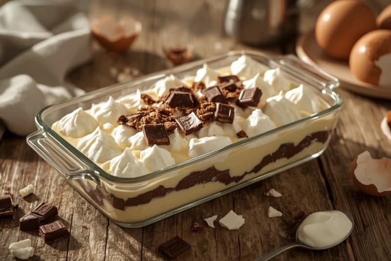 Pavê de Bis Cremoso com Suspiro