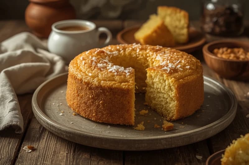 Foto da receita Bolo de Fubá Tradicional com Toque Caseiro
