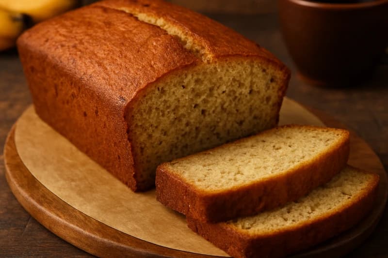 Bolo de Banana Clássico e Fofo