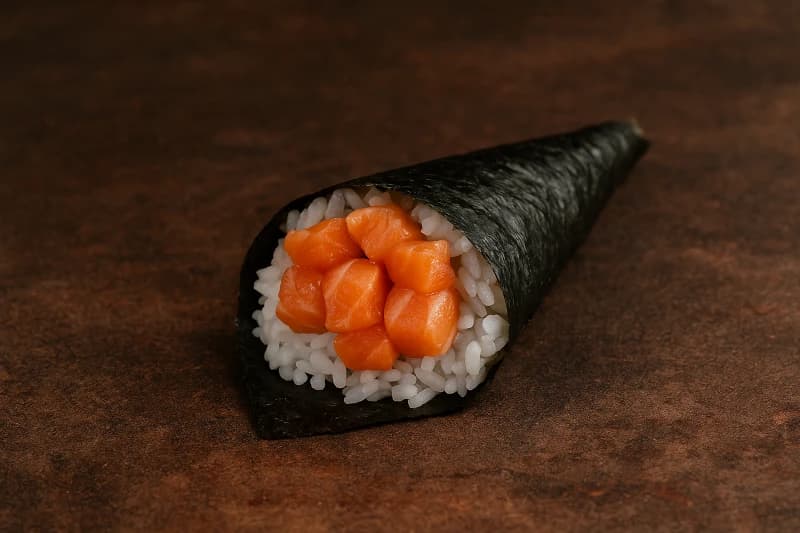 Temaki de Salmão Fresco