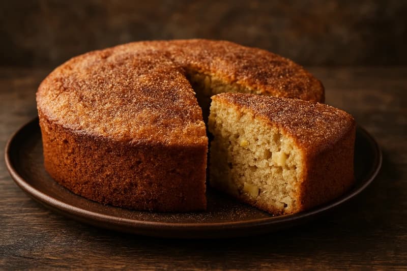 Foto da receita Bolo de Maçã de Liquidificador