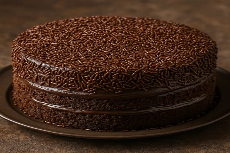 Foto da receita Bolo Brigadeiro