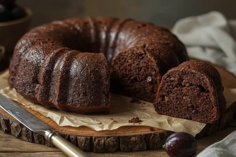 Bolo de Ameixa com Refrigerante de Cola