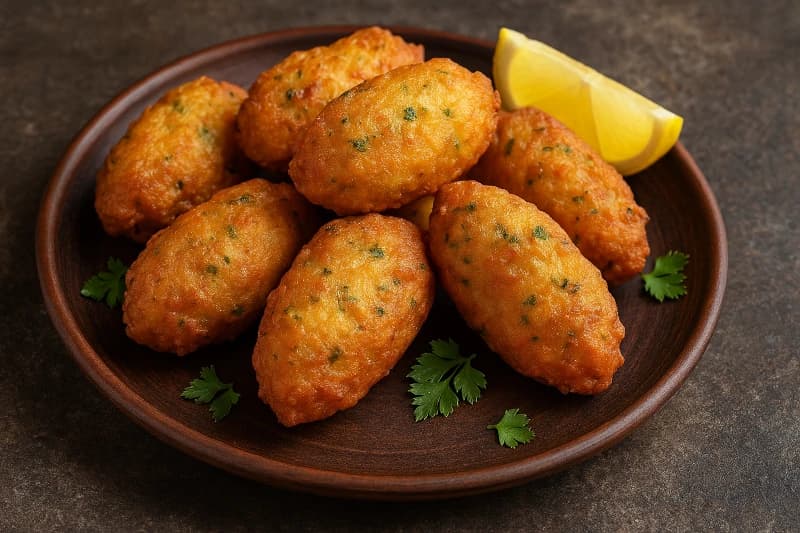 Foto da receita Bolinho de Bacalhau Crocante