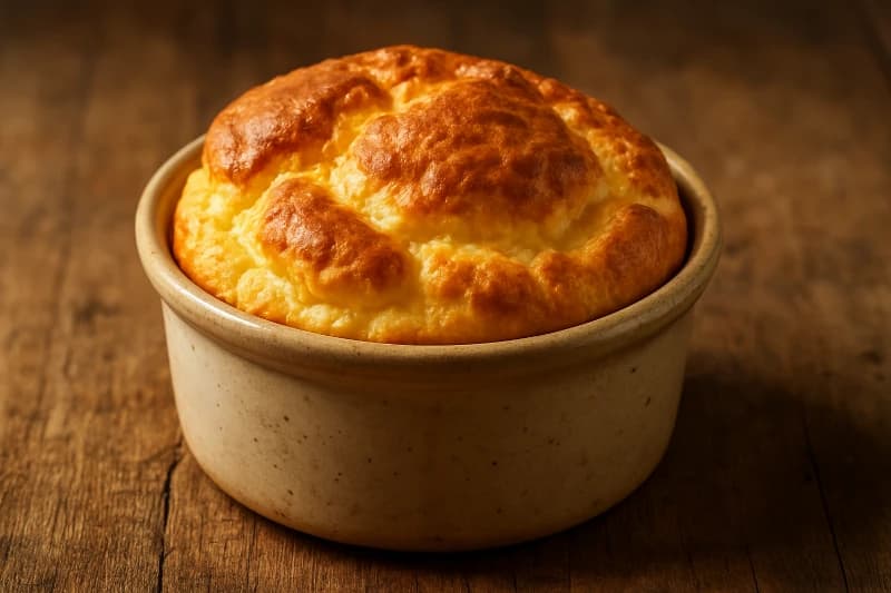 Suflê de Queijo Cremoso e Aerado