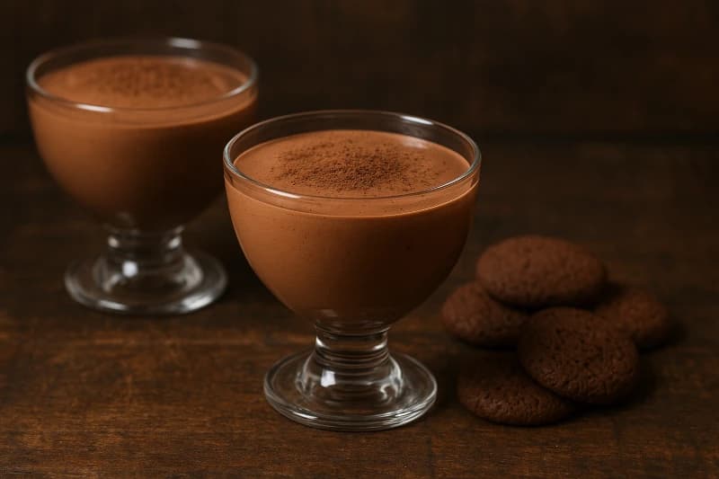 Zabaione de Chocolate com Conhaque