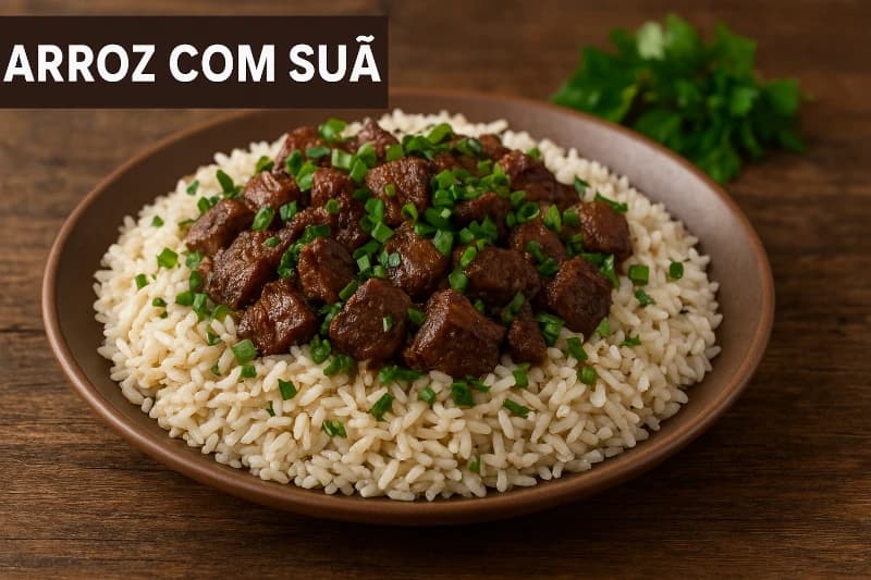 Arroz com Suã de Porco