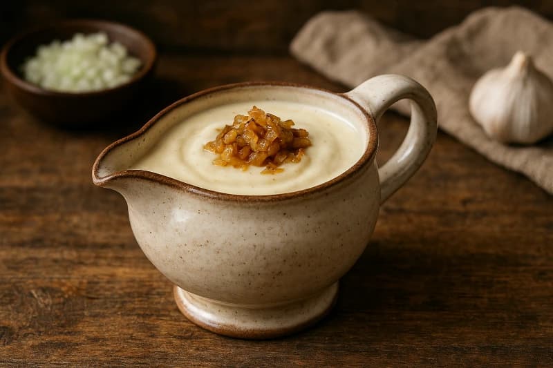 Molho Soubise Cremoso de Cebola