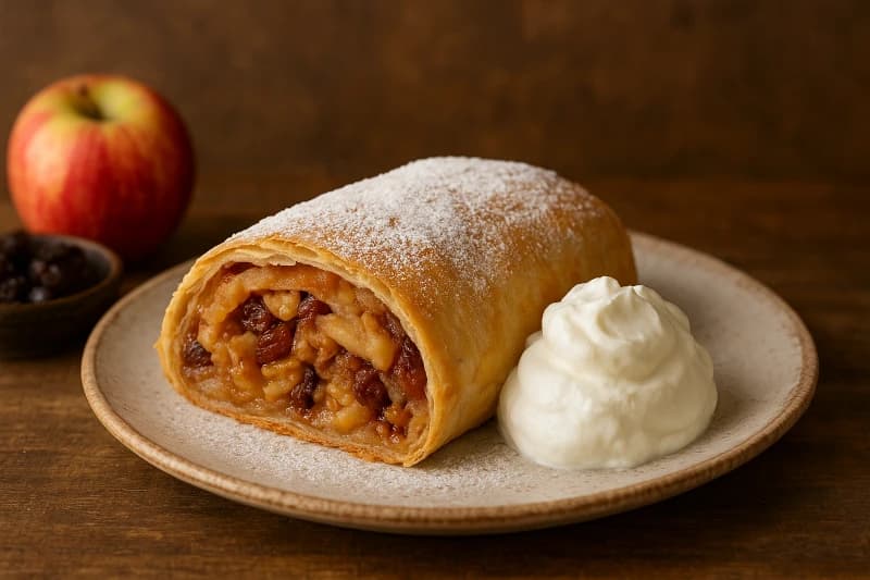 Apfelstrudel Clássico de Maçã