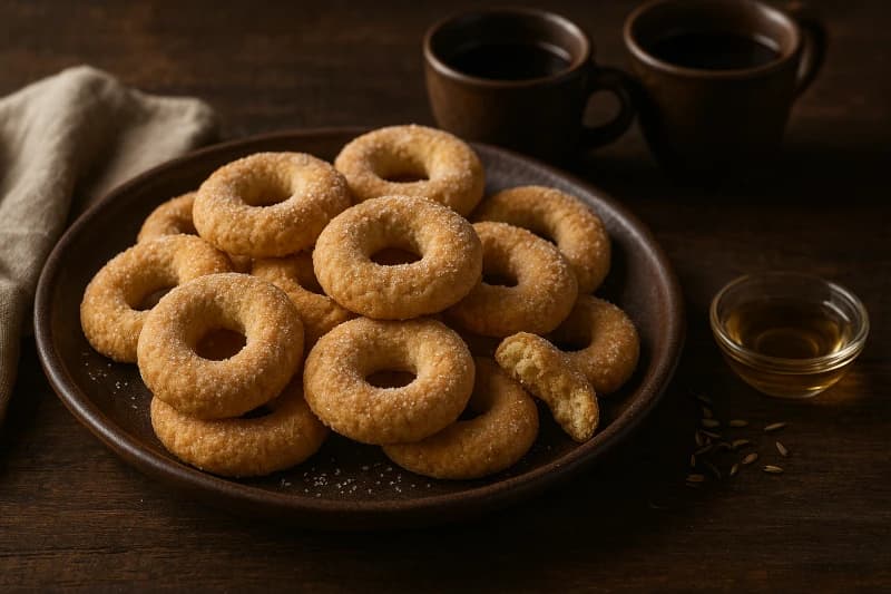 Rosquinha de Pinga com Erva-Doce