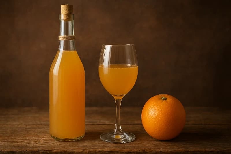 Vinho Caseiro de Laranja Artesanal