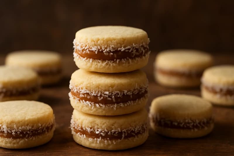 Alfajores Artesanais com Doce de Leite