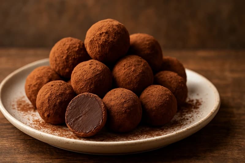 Trufas de Café com Conhaque
