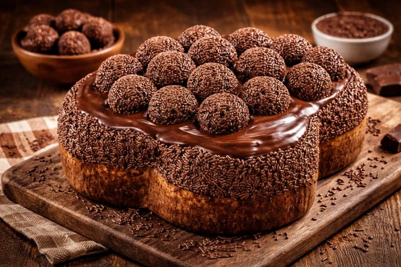 Colomba Pascal Recheada com Brigadeiro
