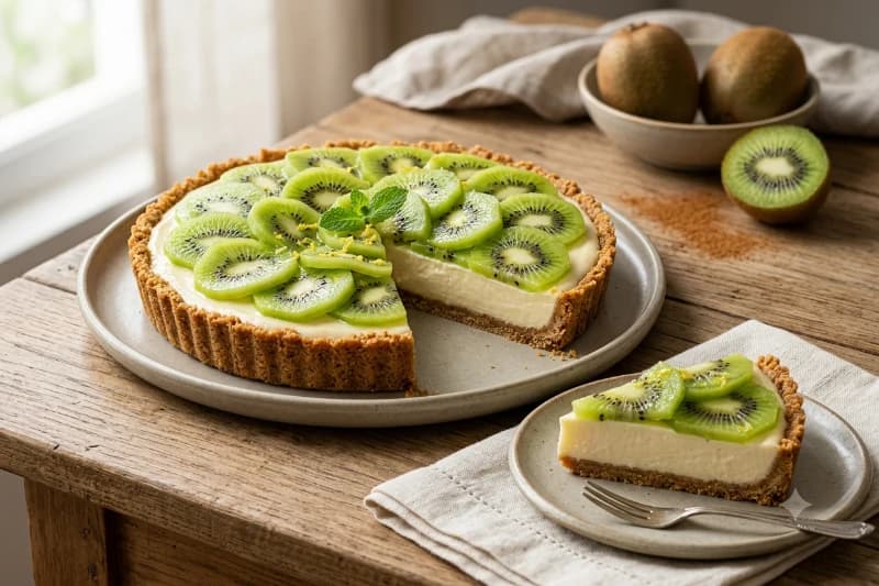 Tarte de Kiwi Cremosa
