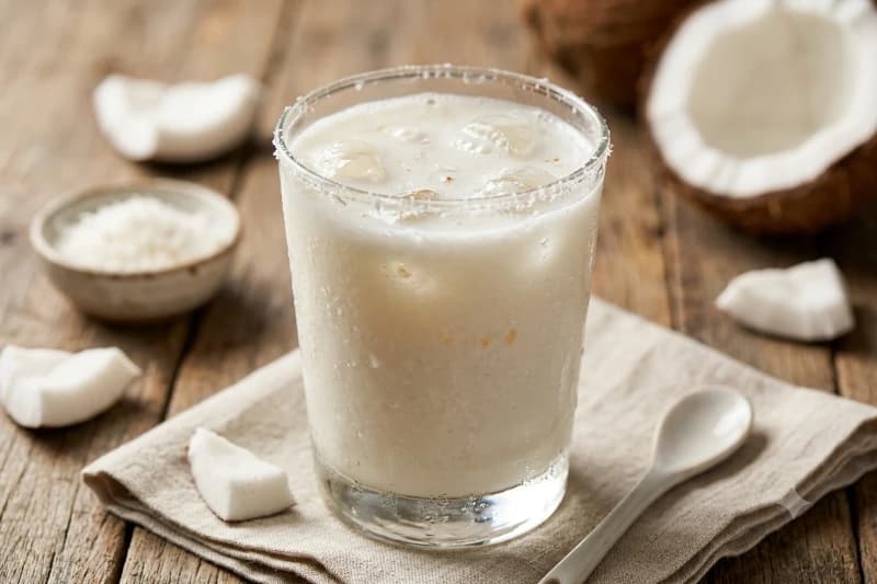 Suco de Coco Cremoso e Refrescante