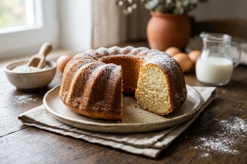 Bolo de Trigo Simples e Fofinho