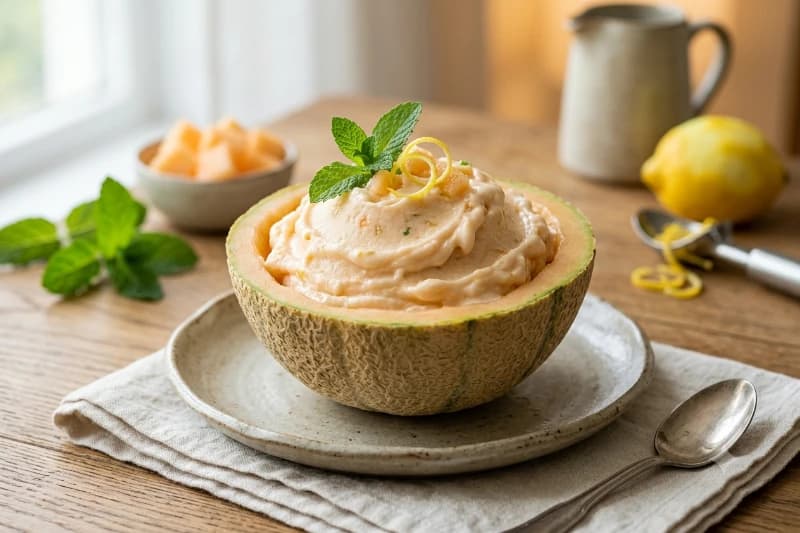 Gelado Cremoso de Melão
