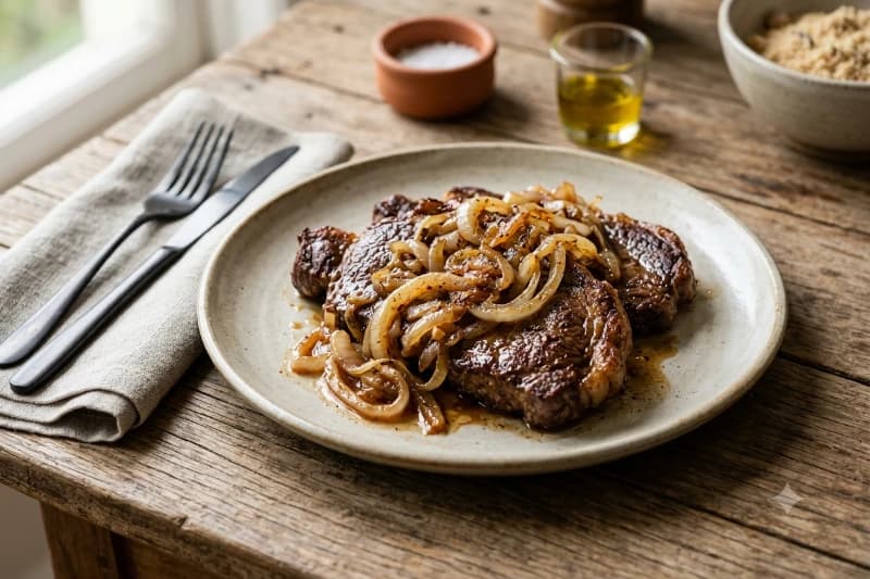 Bife Acebolado Suculento