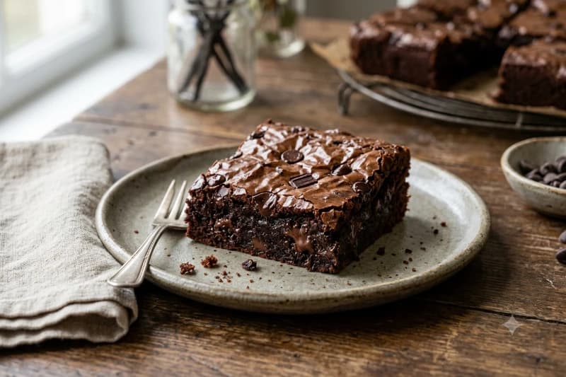 Brownie Tradicional da Califórnia com Chocolate