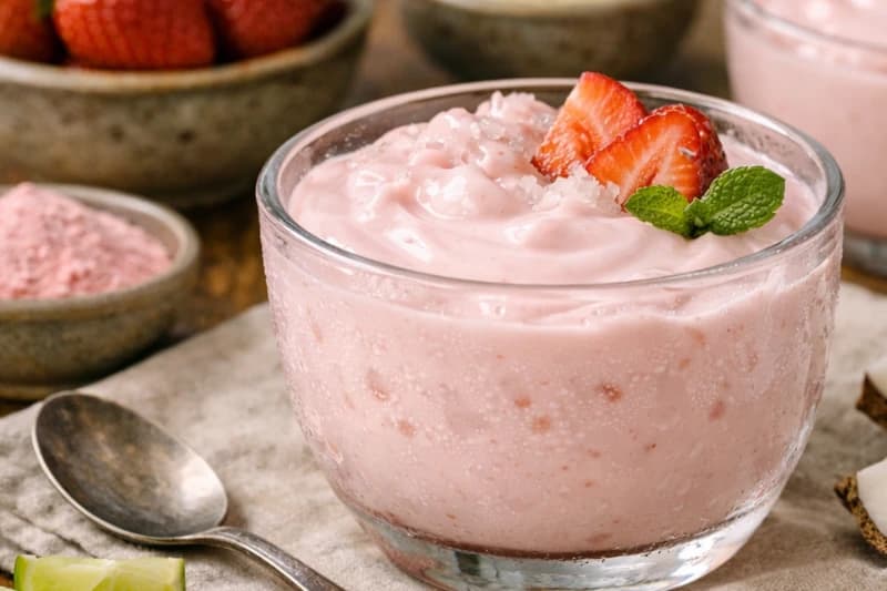 Danone Caseiro de Morango Cremoso