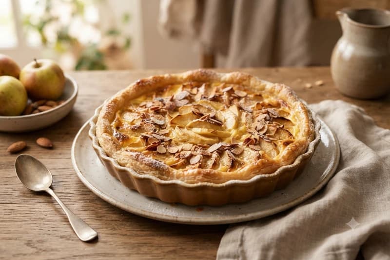 Tarte de Maçã Reineta com Amêndoas