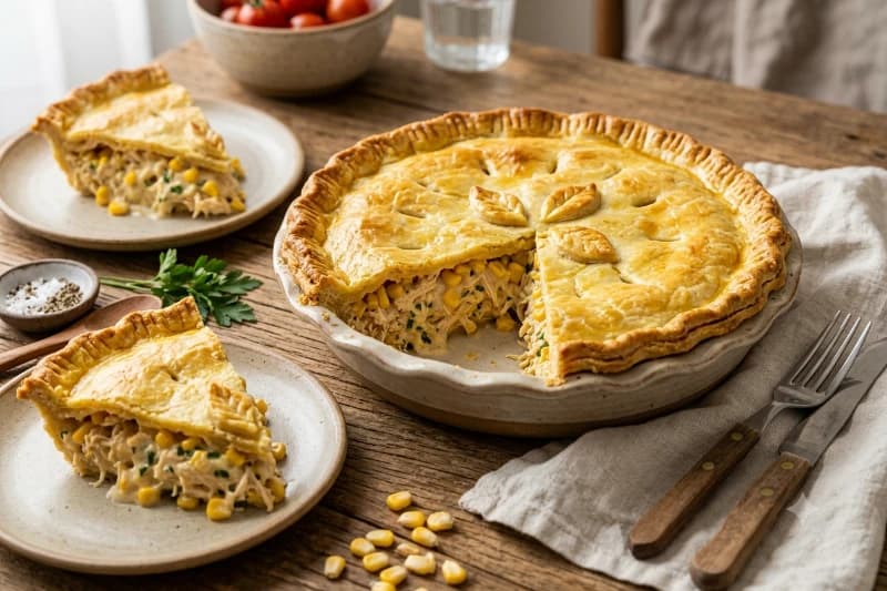 Empadão de Frango Simples e Cremoso