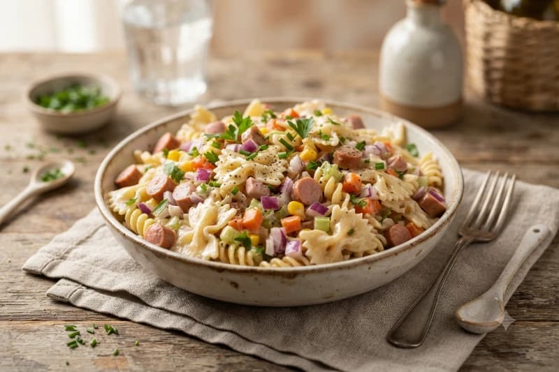 Salada de Massa Cremosa