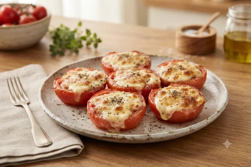 Tomates Recheados ao Duo de Queijos