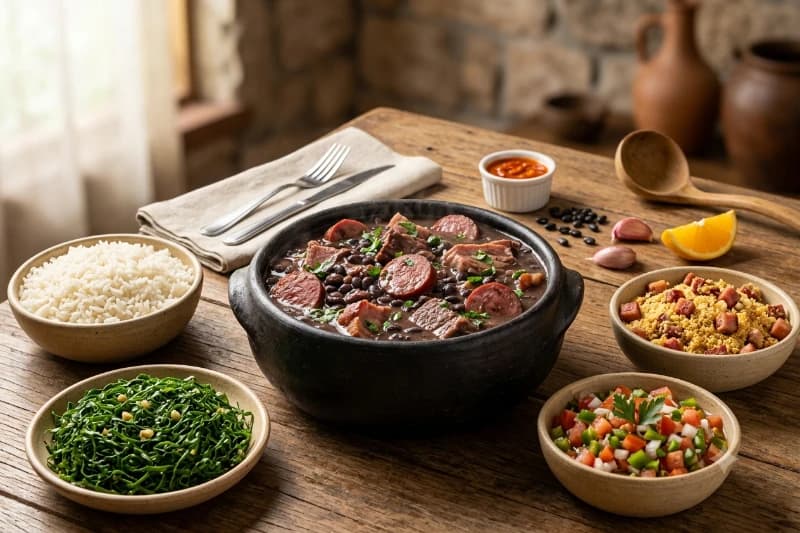 Feijoada Carioca Completa com Acompanhamentos