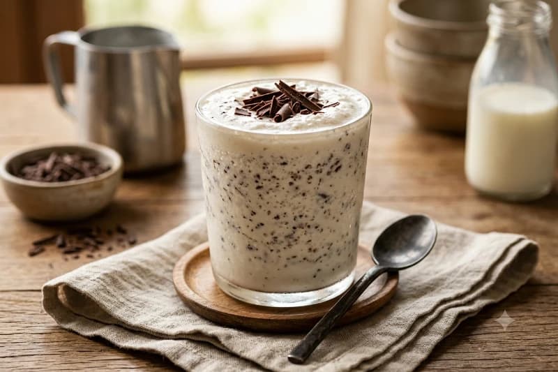 Frapê Flocado Cremo e Refrescante