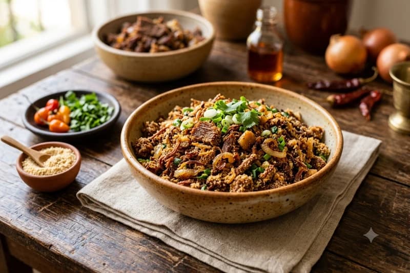 Paçoca de Carne de Sol Nordestina Tradicional