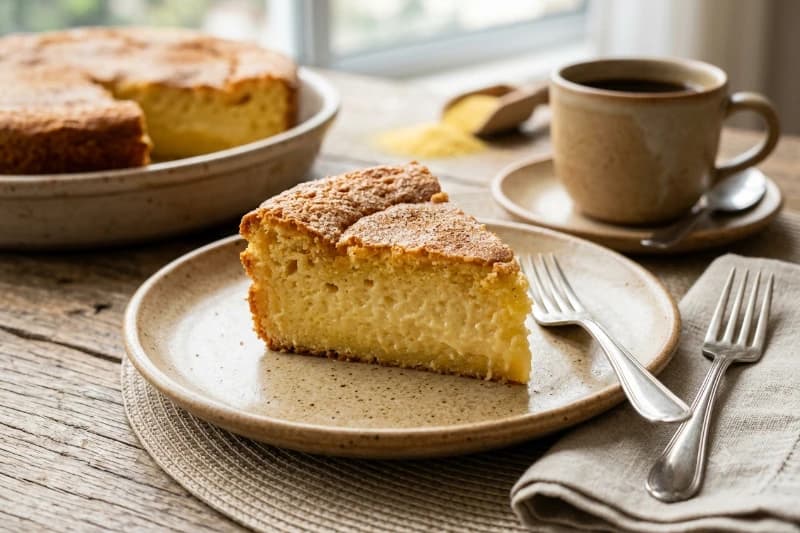 Bolo de Fubá Cremoso de Liquidificador