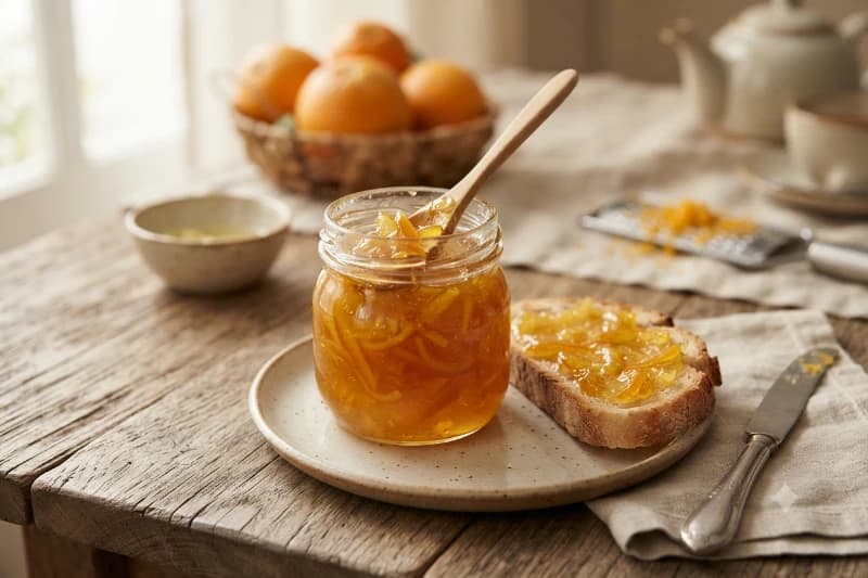 Geléia Caseira de Laranja Fresca
