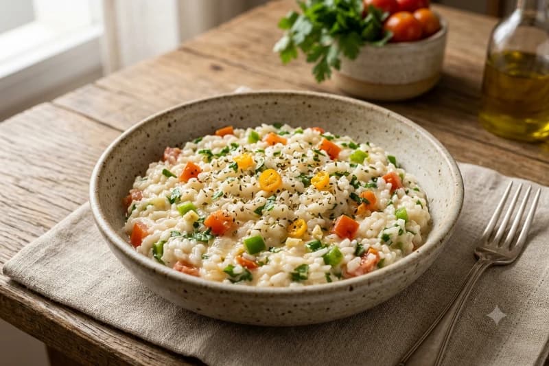 Arroz Cremoso com Requeijão