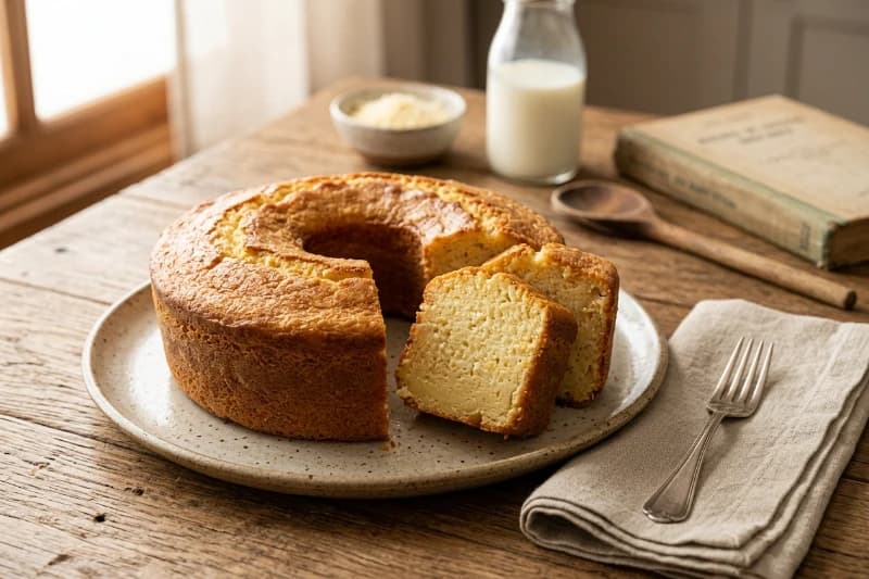 Bolo de Queijo de Liquidificador Cremoso