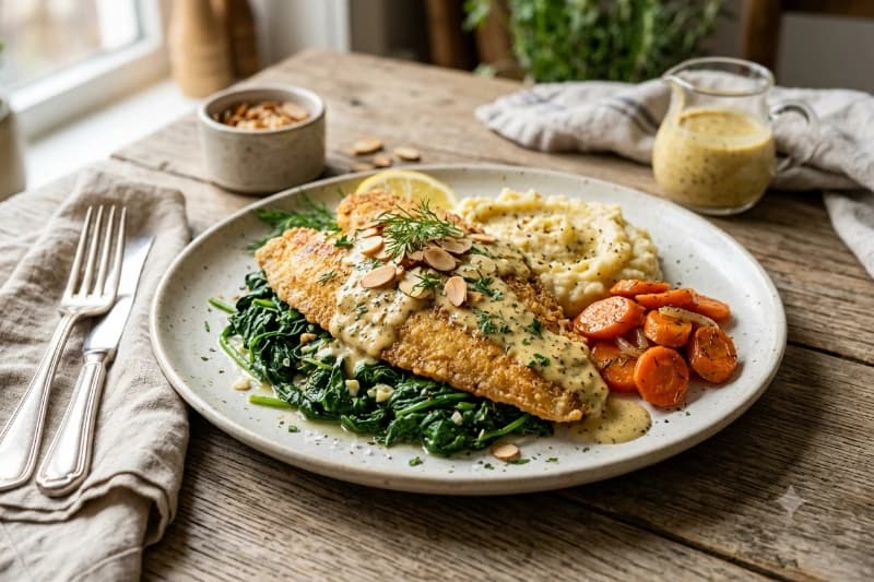 Poisson à la Florentine