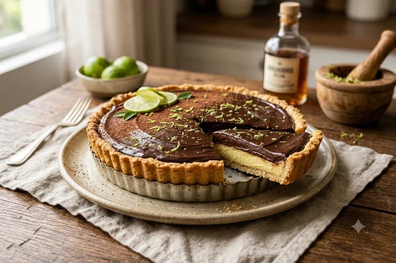 Torta de Limão com Chocolate