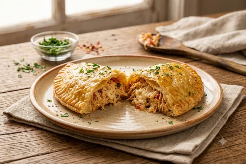 Pastel de Frango com Catupiry Crocante
