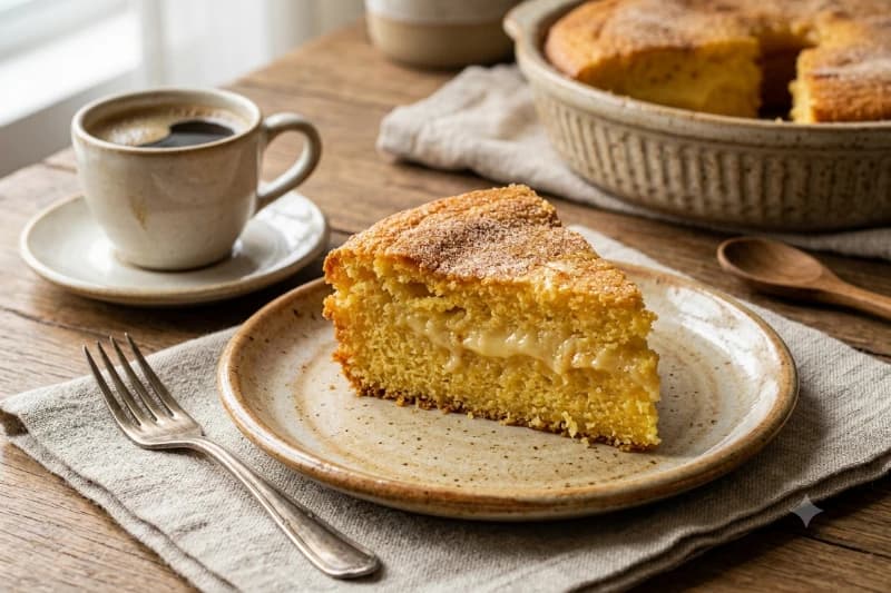 Bolo de Fubá Cremoso Fácil