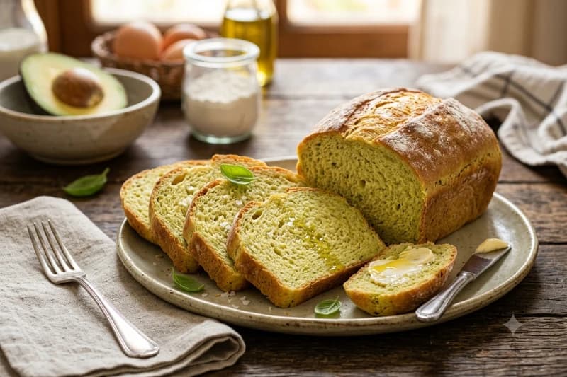 Pão de Abacate Caseiro de Liquidificador
