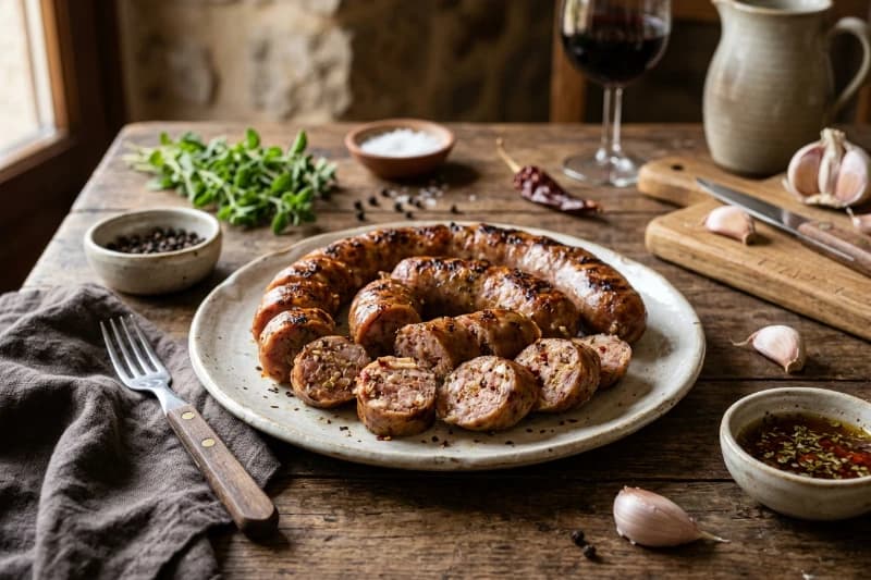Linguiça Caseira de Porco Artesanal